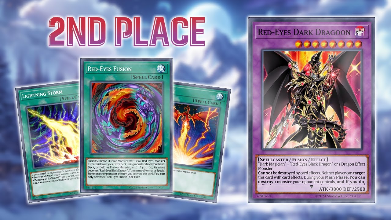 I Finished 2nd Place With Red-Eyes Dark Dragoon