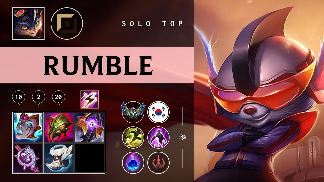 Rumble Top vs Renekton - KR Challenger Patch 26.01