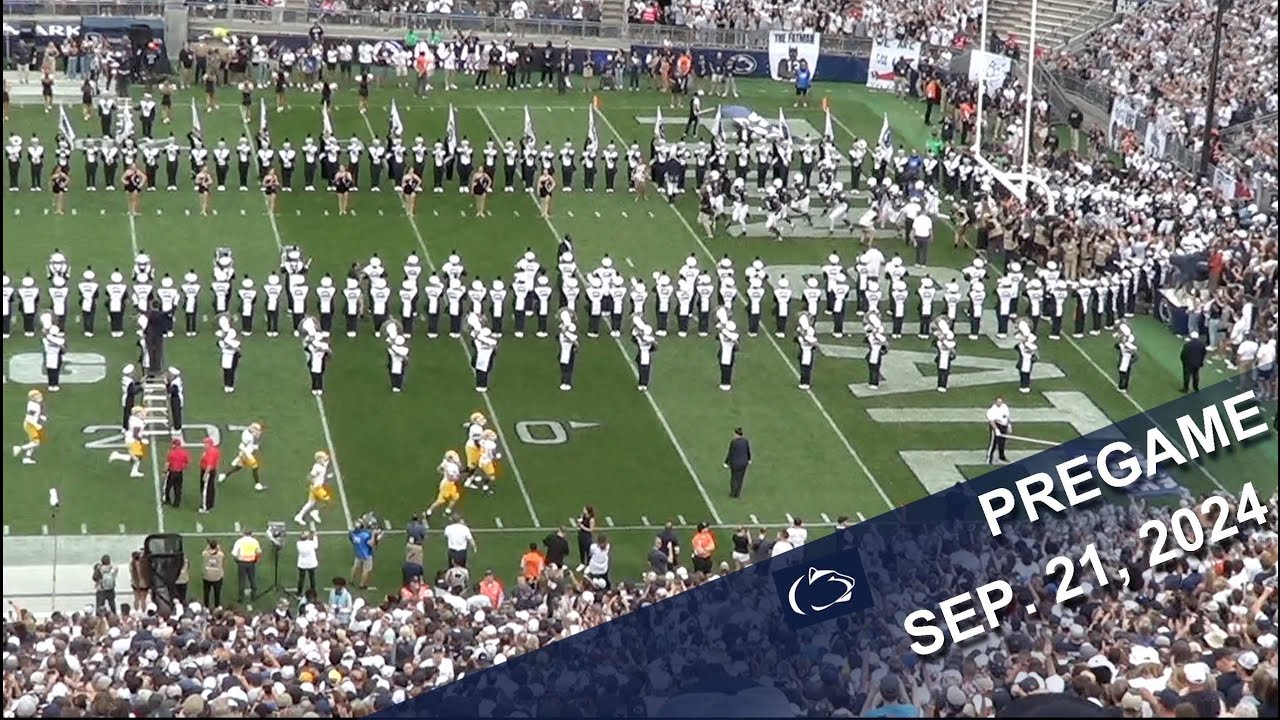 Penn State Blue Band pregame show.  Sept. 21, 2024 versus Kent State.