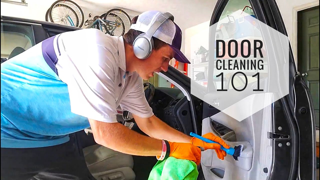 Detailing 101: How I clean an interior door!