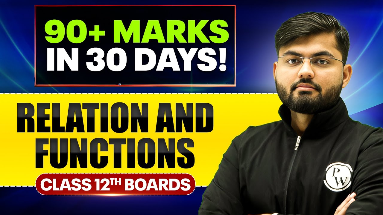 Relation And Functions - Important PYQs | Maths | Class 12th Boards 🔥
