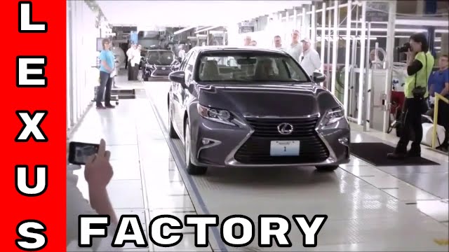 Lexus vehicles assembly plant factory