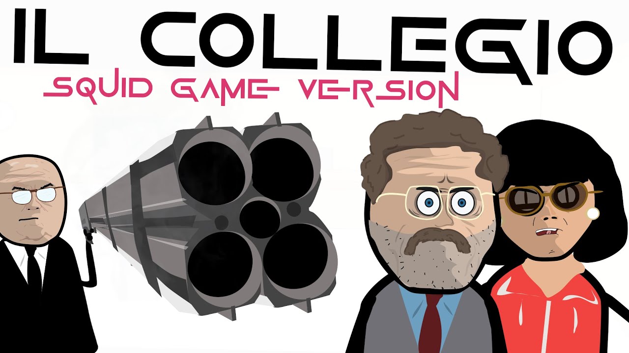 IL COLLEGIO - SQUID GAME VERSION | Parodia Cartone