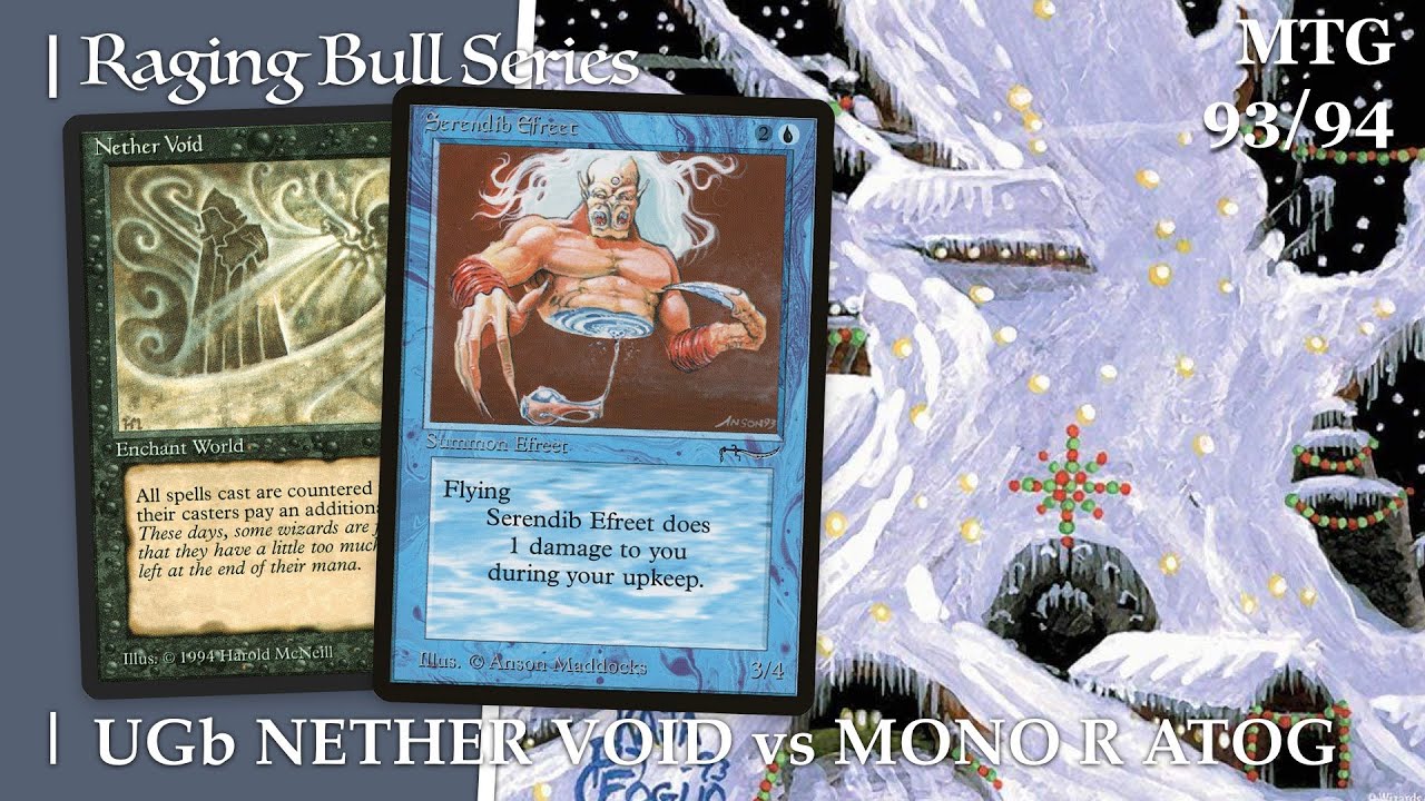 UGB Nether Void vs Mono R Atog | Ep5. RBS FINALS | Old School Magic the Gathering (MTG 93/94) | 392