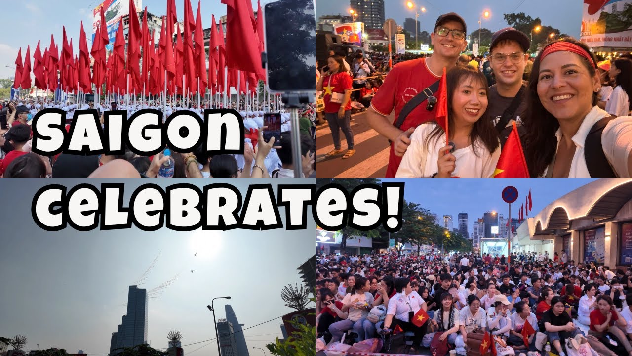 JOYFUL CHAOS - Saigon Celebrates 50th Anniversary Vietnam Reunification