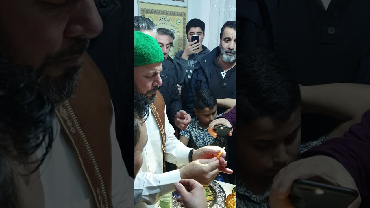 شعرات النبي صلى الله عليه وسلم في منزل السيد عبد الكريم شعبان السعدي الجيباوي الحسني الإدريسي