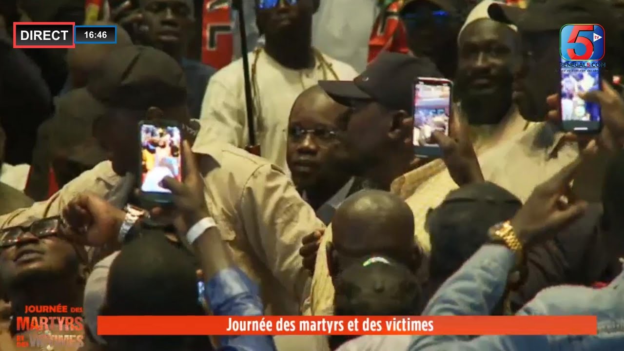 L&rsquo;Accueil de Past&eacute;f Triomphal de Ousmane Sonko par ses Militants de Past&eacute;f au Grand Th&eacute;&acirc;tre&hellip;.