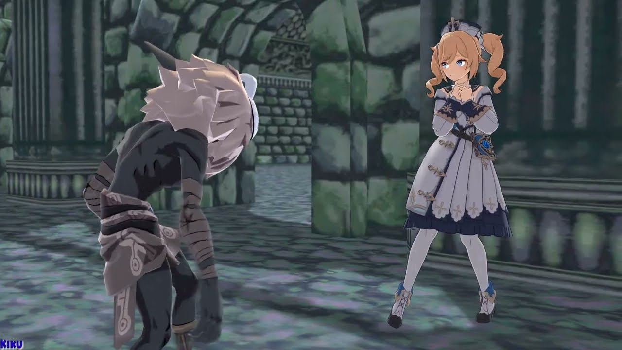 [MMD Fight] [Genshin Impact] Save Barbara!