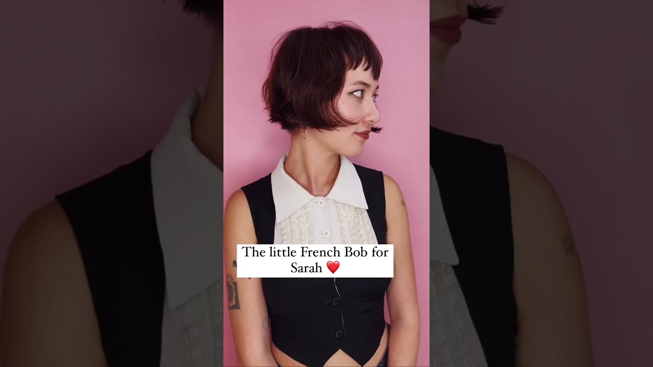 Choppy French Bob Transformation