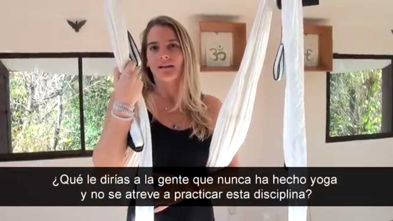 Tips de Andrea López para hacer Aero Yoga