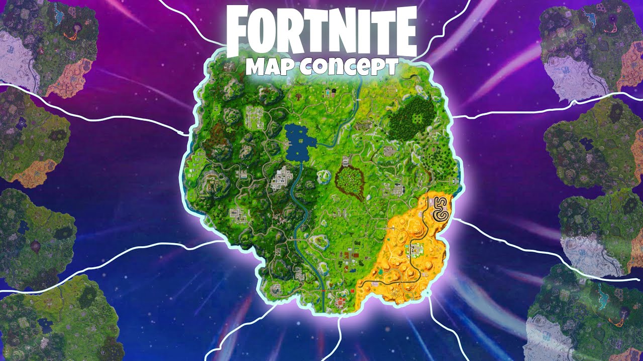 Fortnite Map Concept - All Chapter 1 Seasons In the Style of Season OG!