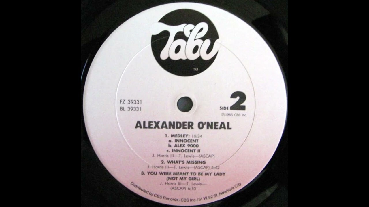 ALEXANDER O&acute;NEAL - Medley  innocent,alex 9000,innocent II