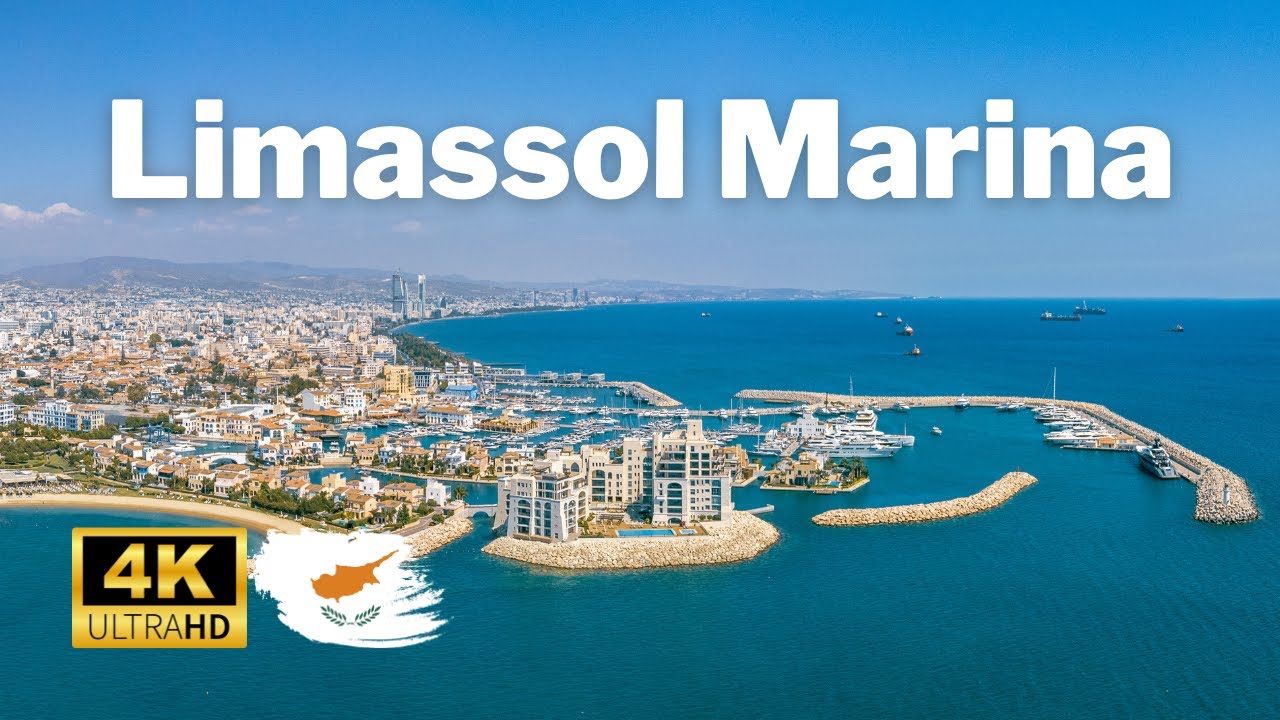 Cyprus from Above: 4K Drone Views of Limassol Marina 🚁🛥️🇨🇾