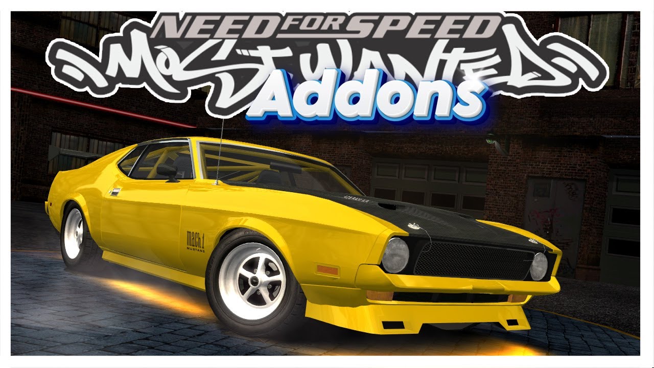 Ford Mustang Mach 1 (1971) • Addons Cars Gameplay • NFS Most Wanted 2005 PC