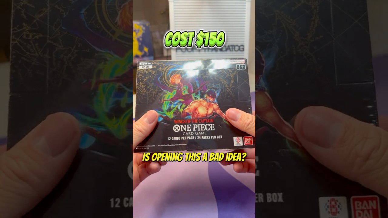 Is Opening This A Bad Idea? - Episode 73 - Wings of the Captain One Piece TCG Booster Box #optcg