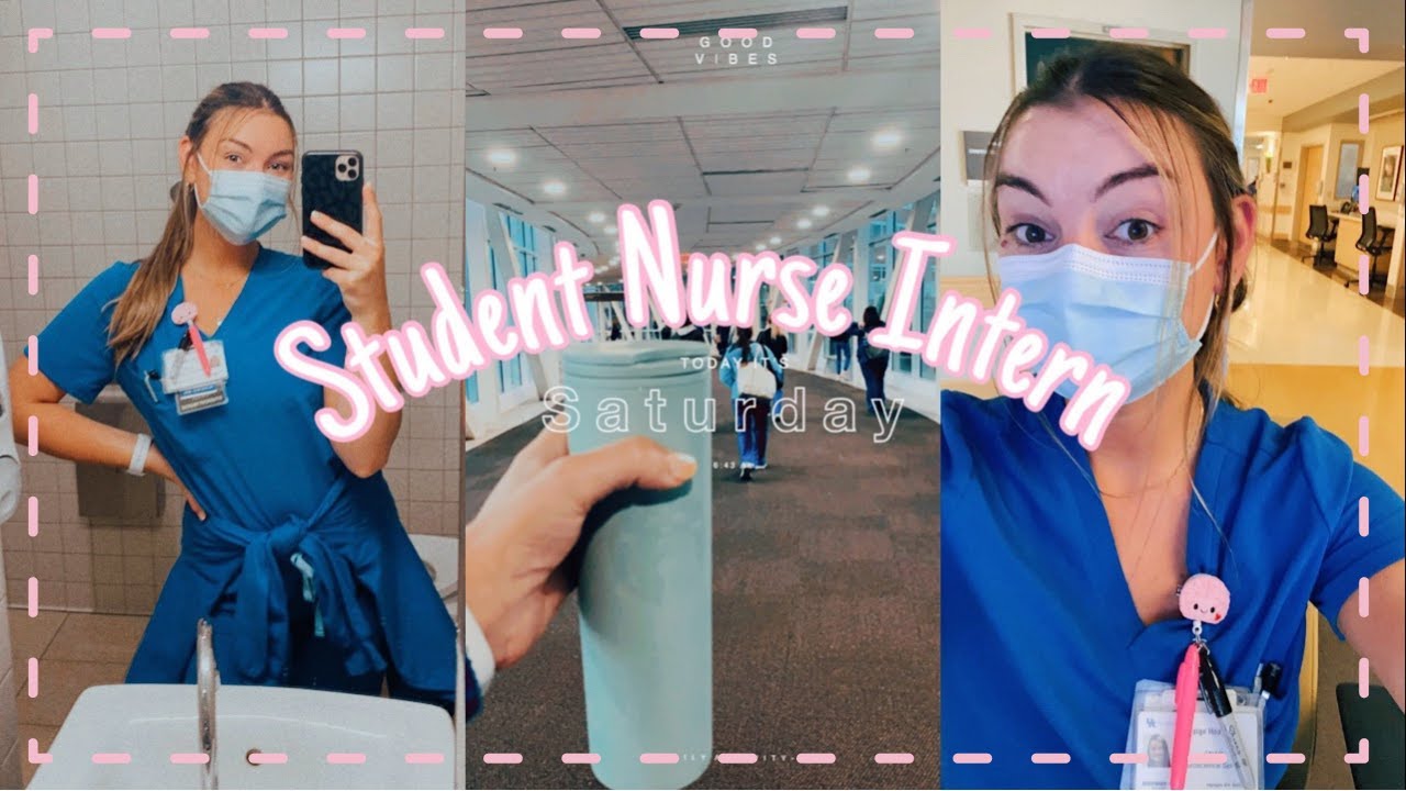 STUDENT NURSE INTERNSHIP | get ready & come to work with me!