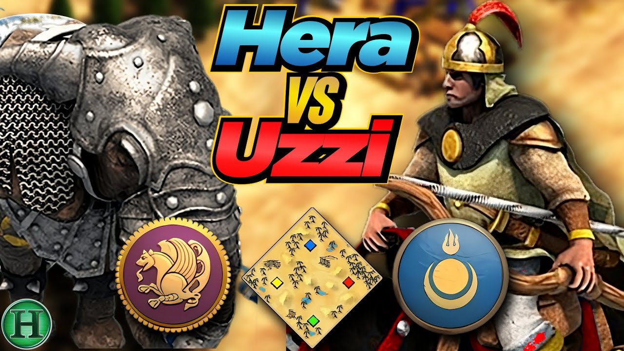 Persians vs Mongols | 1v1 Arabia | vs Uzzi | AoE2