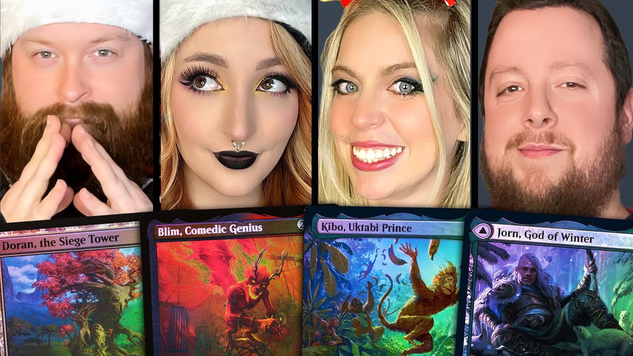 Krampus Comes to Town! (Ft. @ZBexx) | Commander Gameplay | Doran vs. Blim vs. Kibo vs. Jorn