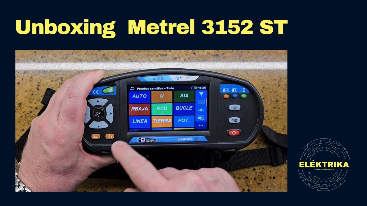 Unboxing Metrel 3152 ST