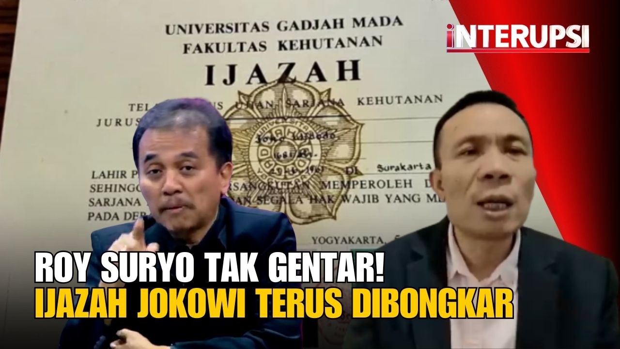 Roy Suryo Tak Gentar! Tetap Lanjut Bongkar Polemik Ijazah Jokowi Meski Rismon Ajukan Damai |