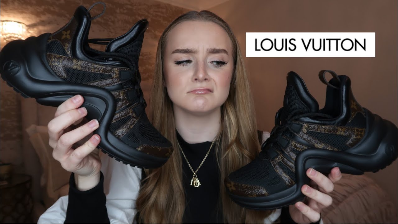 LOUIS VUITTON ARCHLIGHT TRAINER / SNEAKER | BLACK | UNBOXING, REVIEW & TRY-ON