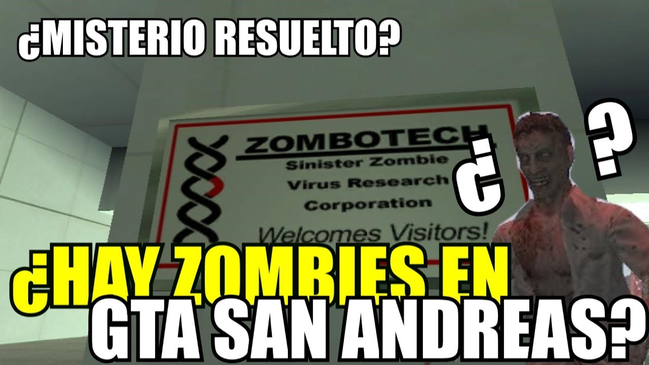 &iquest;Hay zombies en GTA San Andreas? - La oscura verdad de ZOMBOTECH