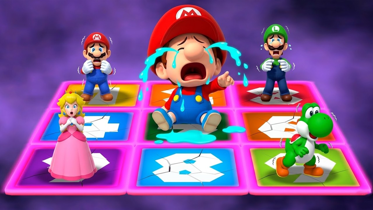 Mario Party 4 All Minigames - Peach VS Mario VS Luigi VS Yoshi (Master CPU)