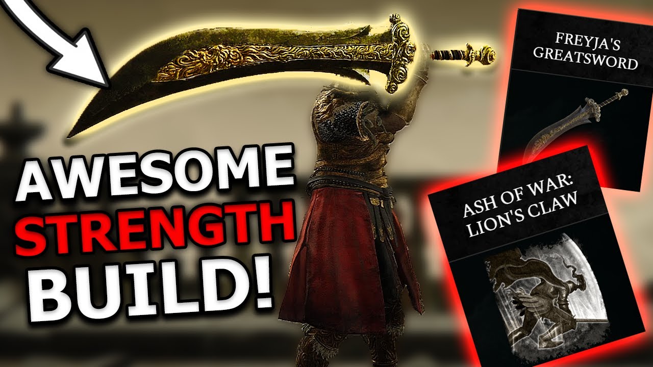 Сборка «Большого меча Фрейи» от Elden Ring! | Как собрать «Человека Рыжей Гривы» (руководство и м...