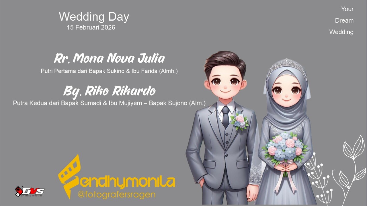 LIVE WEDDING MONA & RIKO - Jantran, 15 Februari 2026