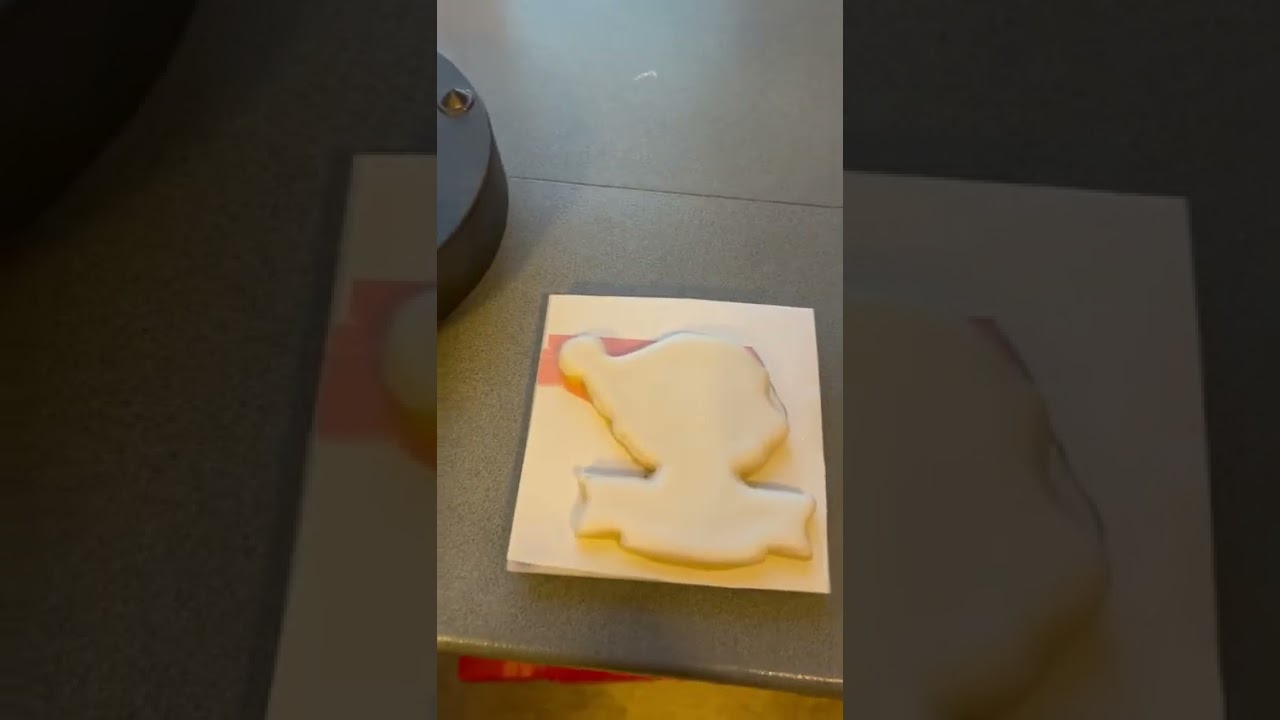 Using bartender and Eddie with Milton tray to do odd shaped cookies