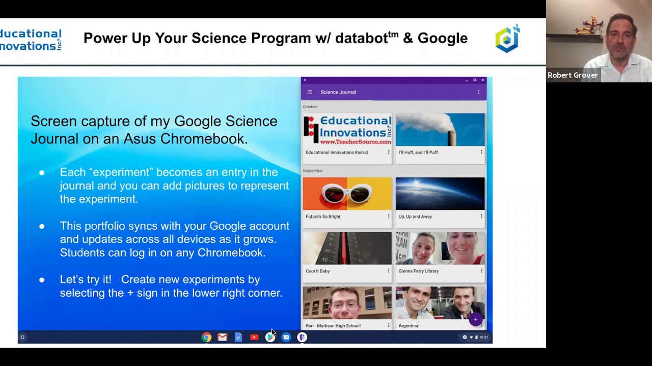 Power Up Your Science Program with databot and Google