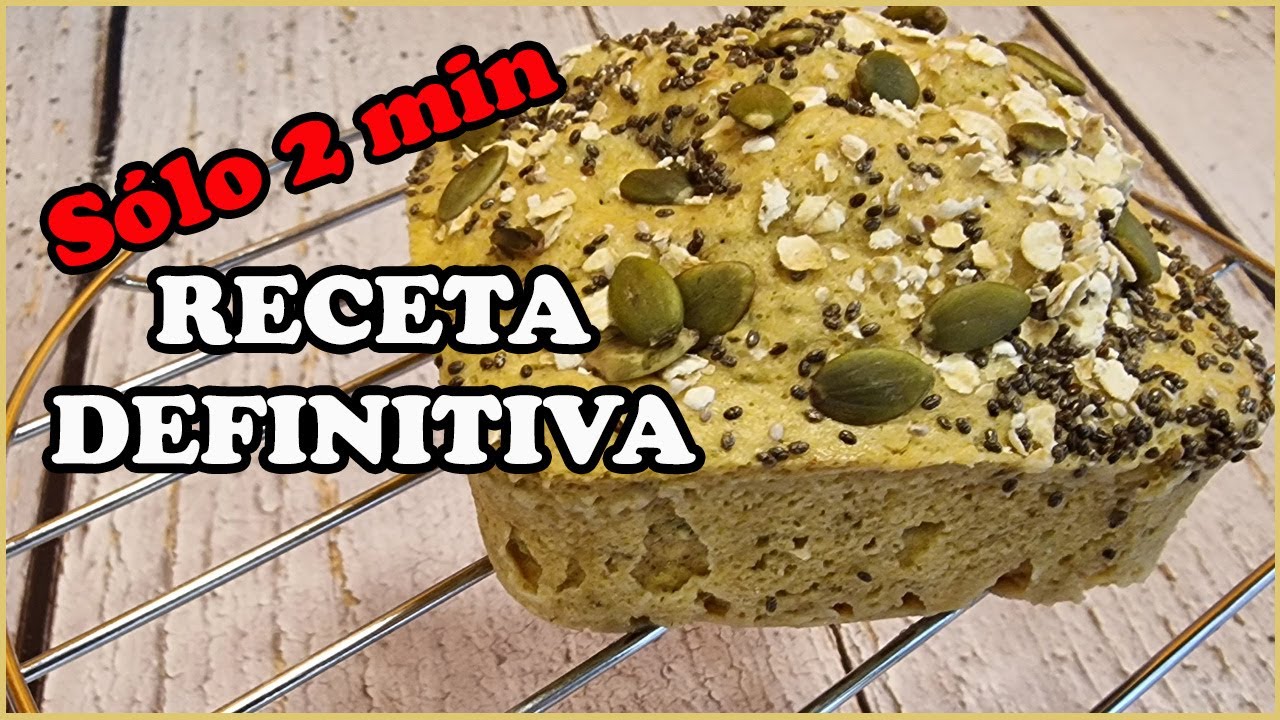 💥PAN de avena EXPRESS en microondas 💚PAN SALUDABLE en 2 minutos