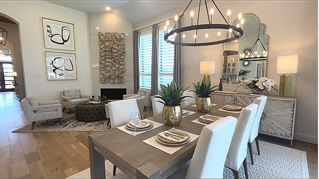 See Inside This Brand New Luxury Home Tour : Single Story Model Home