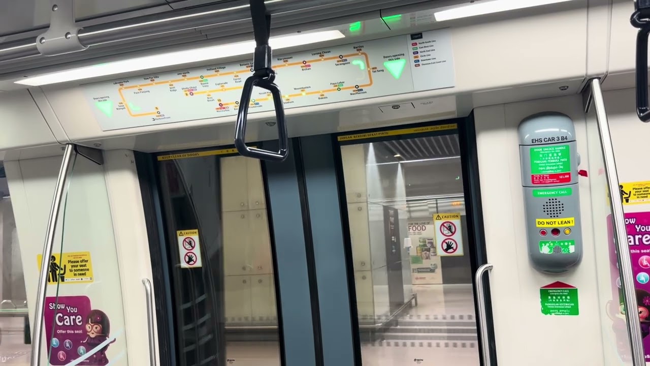 [MBT Bound] SMRT Alstom Metropolis C830C (847): Dhoby Ghaut to Promenade. 