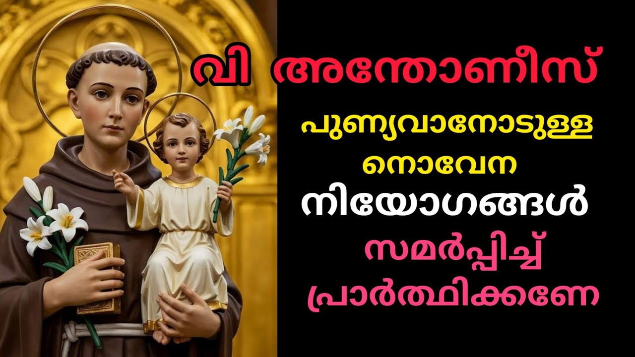 St Antony Novena June 10 വി. അന്തോണീസ് പുണ്യവാന്റെ നൊവേന #stantony #kaloor #antony  #novena