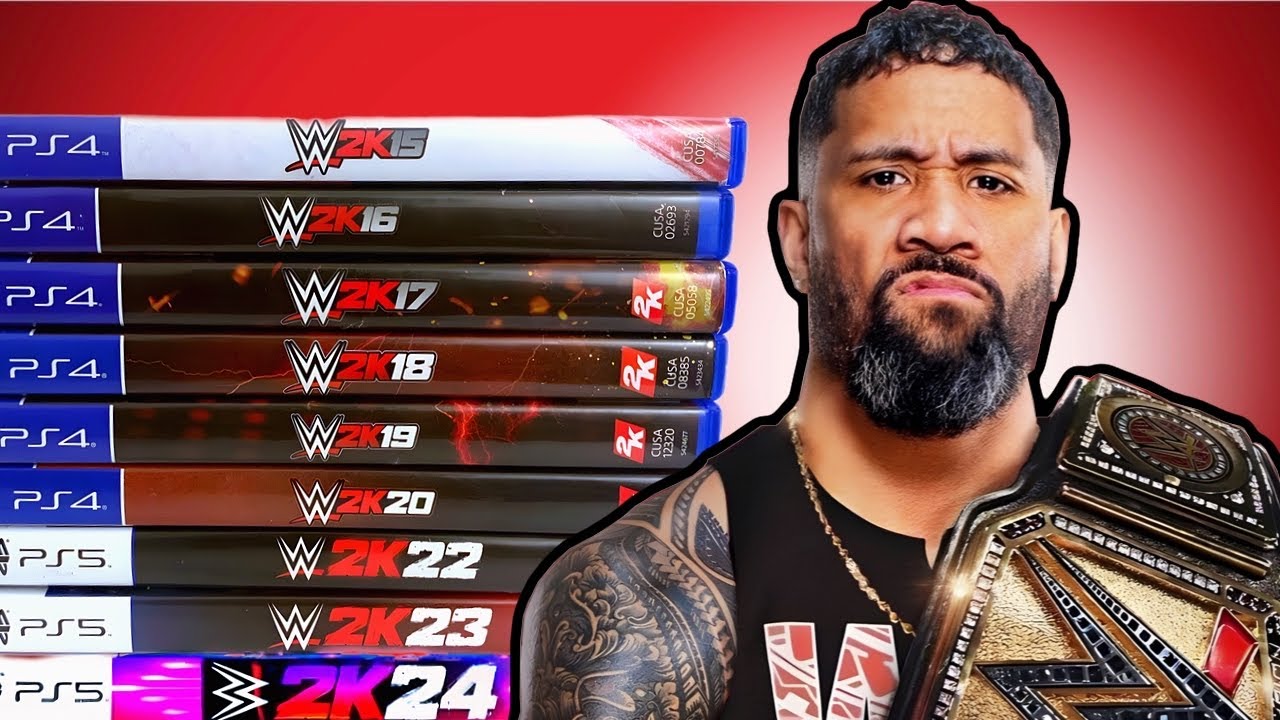 WINNING THE WWE TITLE AS JEY USO IN EVERY WWE2K GAME