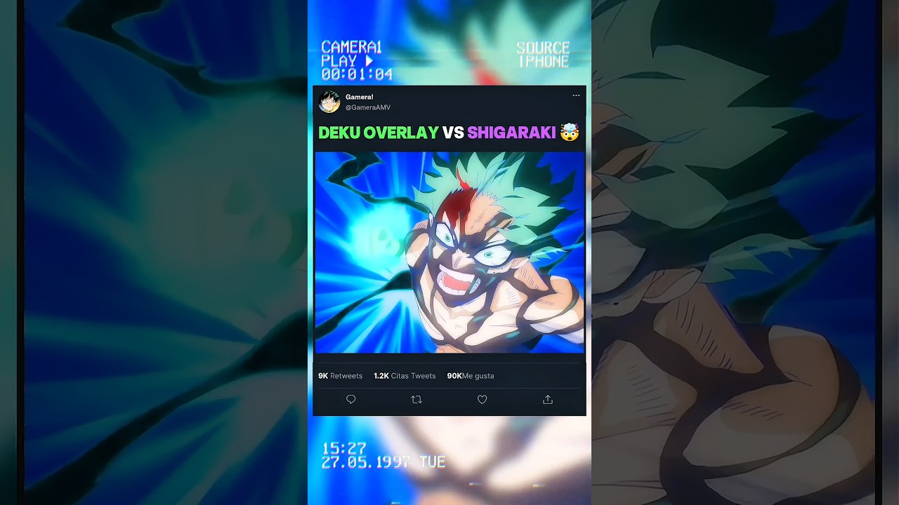 DEKU OVERLAY vs SHIGARAKI ☠️✨ | #myheroacademia #edit #amv #mha #anime