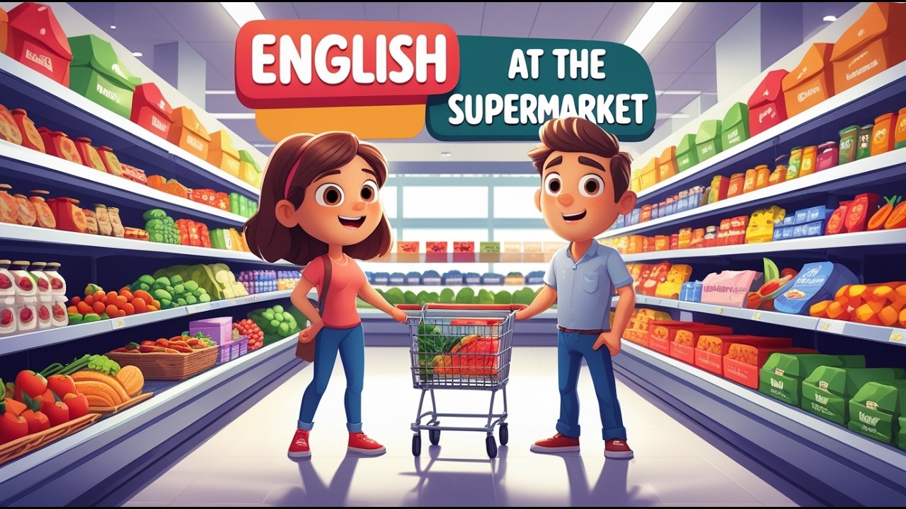 Learn English at the Supermarket | Daily English Conversation | English by the way