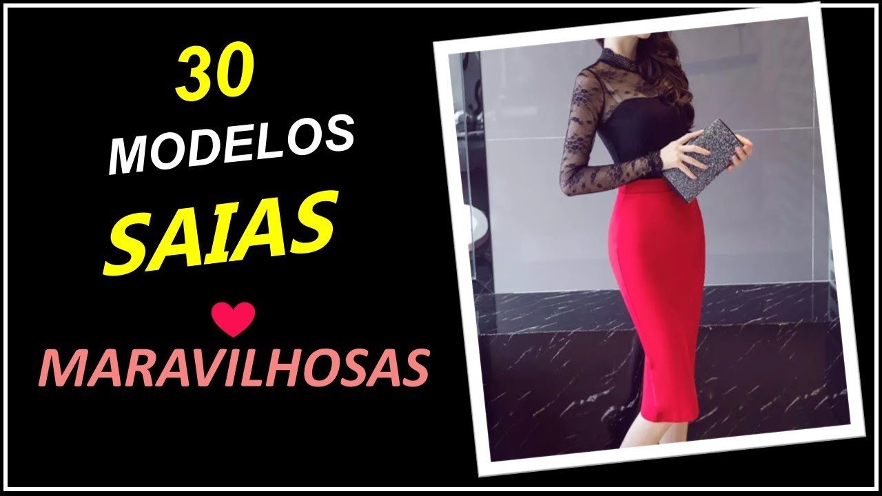 [ SAIAS SOCIAIS ] Lindas Saias Sociais - Roupas Femininas Tendências de Moda Feminina