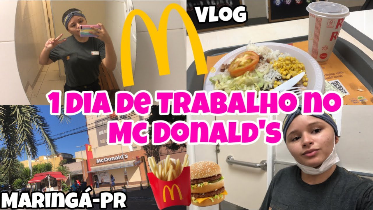 Meu Primeiro Dia Trabalhando no Mc Donald’s✨|Maringá-PR