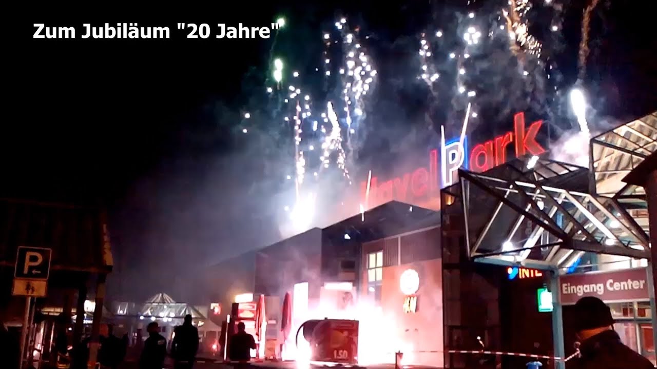 Feuerwerk zum 20 Jubiläum - Einkaufscenter Havelpark Dallgow