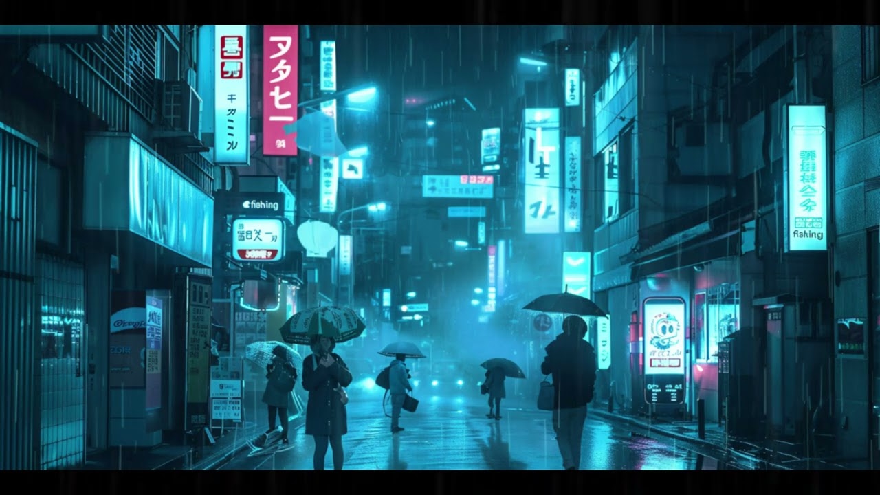 L O F I in T O K Y O: Music for destressing and unwinding. 🌧️ - ♪ - Relax/Study/Deep focus/Sleep