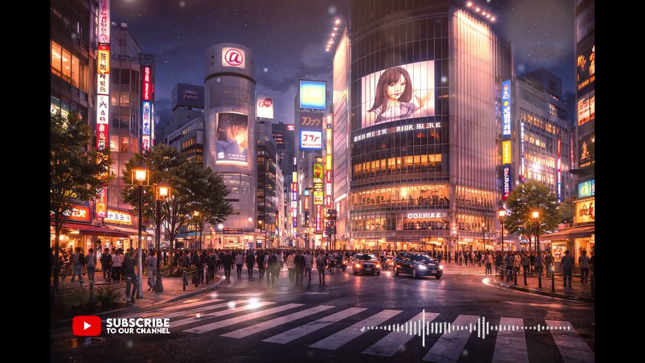 1 Hour Lofi City Night Song🌙 Relaxing Beats for Study , Focus & Relax