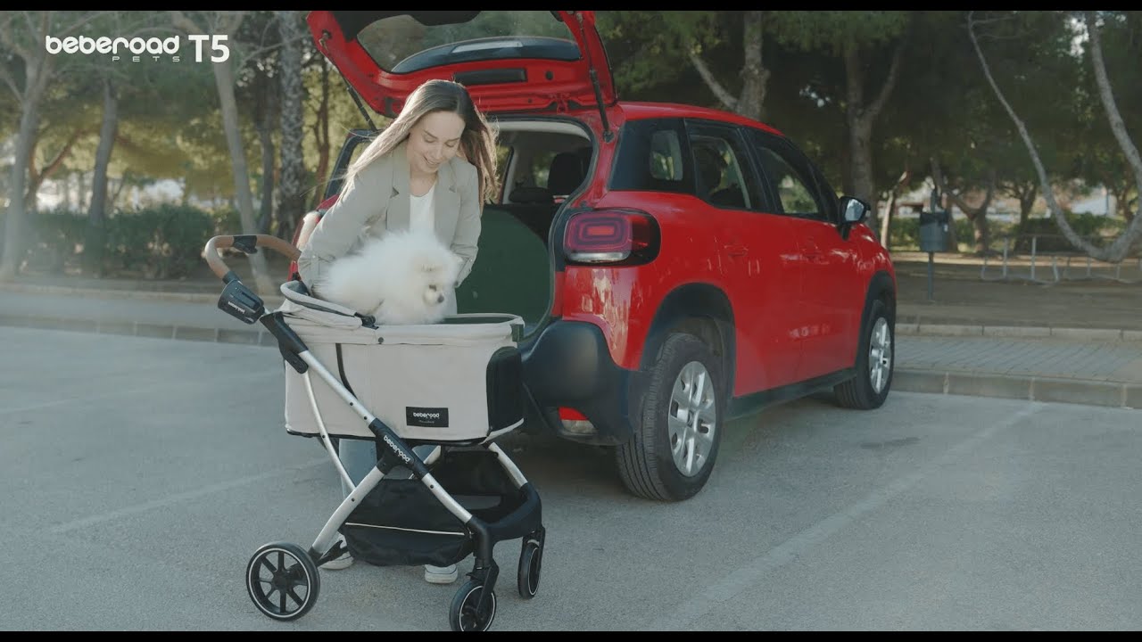 Beberoad T5 Pet Stroller Review | One-Touch Auto Fold & All-Season Comfort