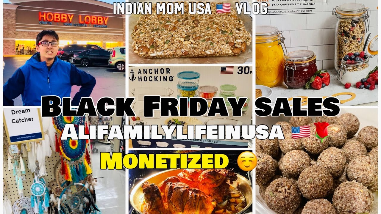 Indian Mom USA 🇺🇸 vlog~weekly routine||Thanksgiving~Black Friday sale shopping 🛍️