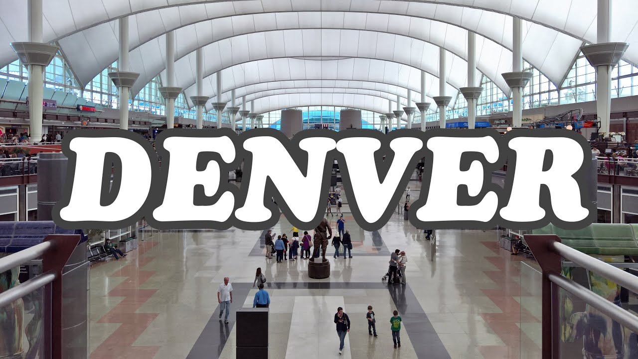 😱 AEROPUERTO mas GRANDE de USA 🇺🇸| ✈️Aeropuerto DENVER DEN