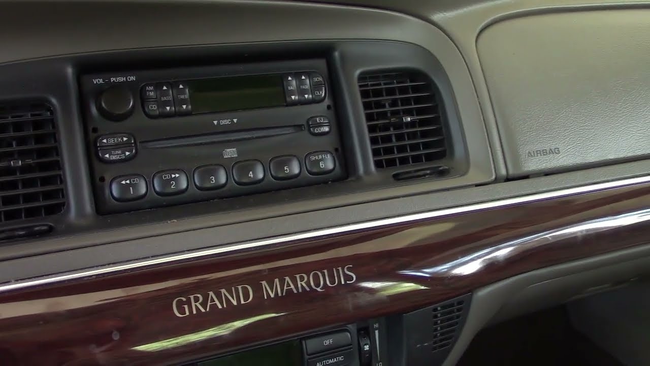 Repairing The AC In The 2004 Mercury Grand Marquis