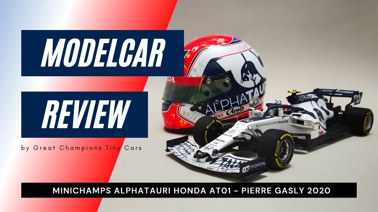 REVIEW Minichamps 1:18 Resin AlphaTauri Honda AT01 F1 modelcar, Pierre Gasly Italian GP winner 2020