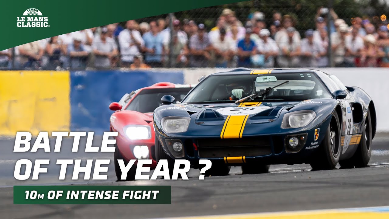 Le Mans Classic 2025 - GT40' intense fight for the win ! 🔥