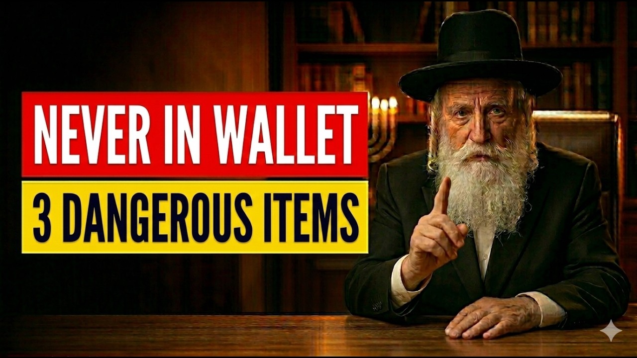 NEVER Keep These 3 Items in Your Wallet (Rabbi Explains Why)